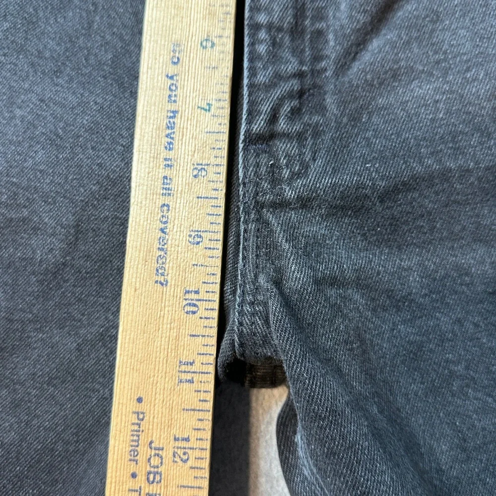 Vintage Levi's 550 Jeans Mens 34x30 (32x29) Black Relaxed Fit Orange Tab USA 90s